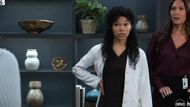 Portia and Terry are in shock on General Hospital | Image: ABC